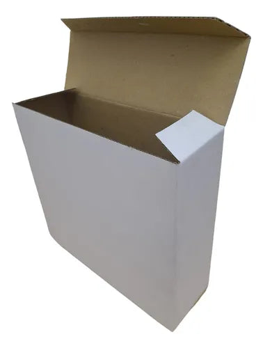 cod: 342 (10u) CAJA 18.5X6X16.5 REGALO BLANCO CORRUGADO ESTUCHE (10U) COD: 342 - medida: 16x6x5