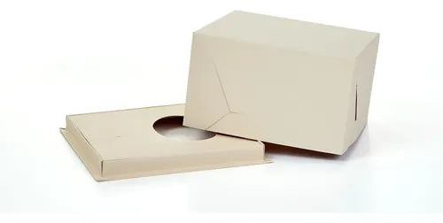 cod: 3115 (50u) CAJA B + T CA MEDIO HUEVO CUCHARITA  U 060H - medida: 20x20x3