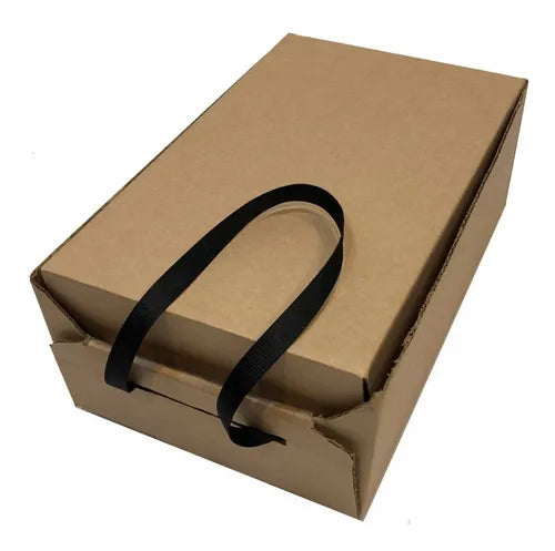 cod: 3550 (100u) CAJA ENVIOS, BOTELLA, VELA,REGALOS SIN CINTA - medida: 23x14x8