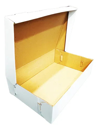 cod: 4457 (100u) CAJAS CUPCAKE MUFFINS SANDWICHES  BLANCO - medida: 38x26x10