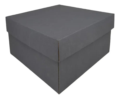 cod: 058 (10u) CAJA 21X21X8 AJUAR REGALOS COL CARTON Base y Tapa (10U) COD: 058 - medida: 21x21x8