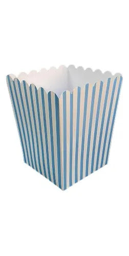 cod: 2637 (10u) CAJA POCHOCLOS CELESTE Y BLANCA ARGENTINA SOUVENIRS 10 - medida: 11x9.5x8