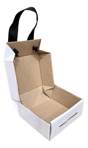 cod: 2587 (25u) CAJA BLANCA PREMIUM LENCERÍA ROPA ACCESORIOS   25. - medida: 10x10x10