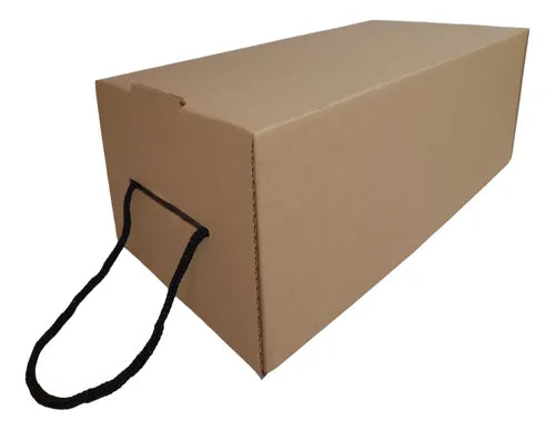 cod: 324 (10u) CAJA VINOS KR CORRUGADO CORDON AUT 24x18x10 - medida: 24x18x10