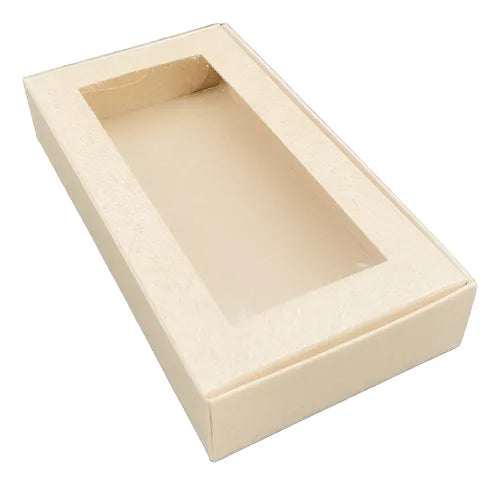 cod: 2228 (10u) CAJAS RECTANGULARES CHICA VISOR PARA BOMBONES DIETETICA - medida: 0x0x0