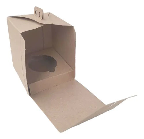 cod: 211 (10u) CAJA 10X10X11 CUPCAKE INDIVIDUAL MALETIN (10U) COD:211 - medida: 11x10x7