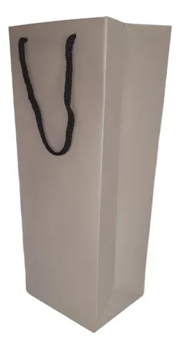 cod: 086 (10u) BOLSA 39X11X9 DE PAPEL 1 BOTELLA DE VINO (10U) COD: 086 - medida: 39x11x9