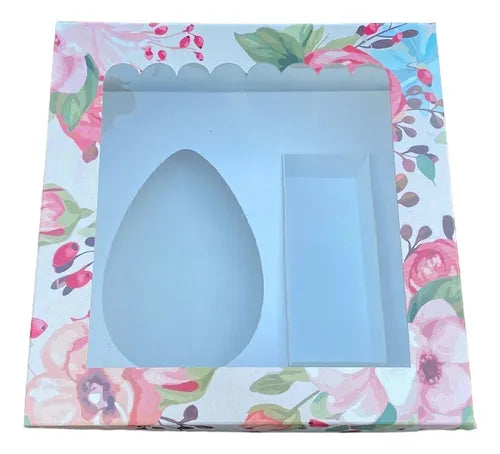 cod: 3068 (10u) CAJA MEDIO HUEVO PASCUA  NUMERO 15  CON ZOCALO - medida: 19x19x8