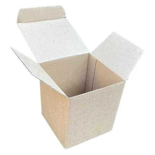 cod: 2555 (50u) CAJA CUBO  MICRO CORRUGADO CARTÓN  MULTISO - medida: 10x9x9