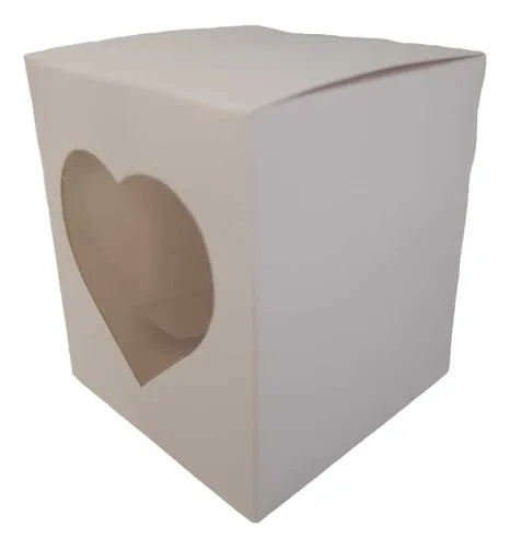 cod: 192 (10u) CAJA 11X9.5X9.5 REGALO BLANCO CARTON VISOR AUTOARMABLE (10U) COD: 192 - medida: 11x9.5x9.5
