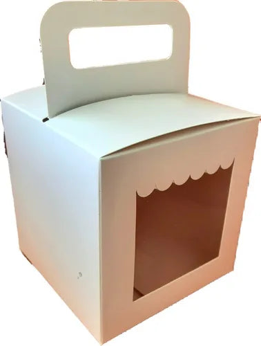 cod: 2183 (25u) CAJA PARA CUPCAKE INDIVIDUAL - BLANCA - medida: 0x0x0