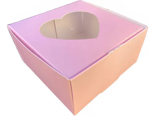 cod: 2556 (10u) CAJA ROSA VISOR CORAZON BOMBONES CHOCOLATES LENCERIA 10 - medida: 10x10x5