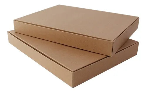 cod: 4301 (10u) CAJA ROPA PASTELERIA CARTULINA BLANCA CARTON KRAFT - medida: 32x25x25