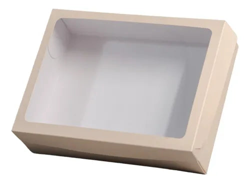 cod: 4391 (50u) CAJA XG 34,5 C/VISOR U. DESAYOS SANDWICHES PVC ACETATO - 054 BAULETTO - medida: 34.5x26x10