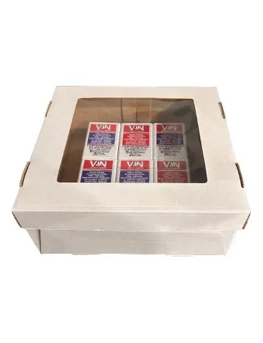 cod: 4041 (10u) CAJAS TORTAS  SÁNDWICHES CATERING DONAS  C/VISOR - medida: 29x29x13