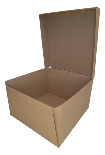 cod: 138 (10u) CAJA TORTA APILABLE KR CORRUGADO  AUT 26x26x16 - medida: 26x26x16