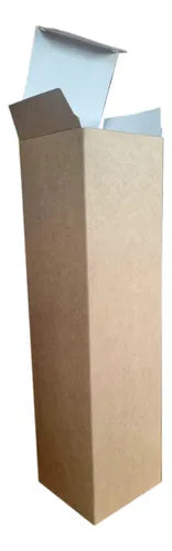 cod: 4076 (100u) CAJA ESTUCHE PARA VINO - KRAFT - medida: 30x8x8