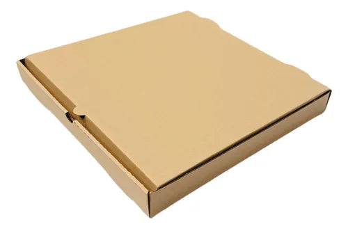 cod: 4340 (100u) CAJAS PARA PIZZA MICRO M/M GRANDE 33 PAQ  LISAS EG - medida: 33x33x4