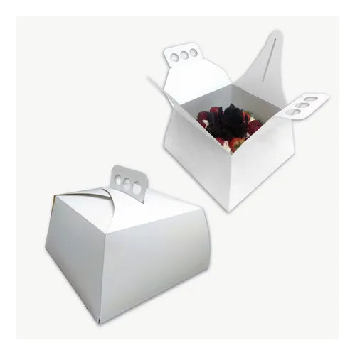 cod: 3388 (100u) CAJAS PARA TORTAS CHICAS TARTAS - medida: 21x21x11