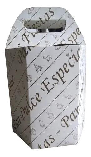 cod: 2358 (10u) CAJA BOLSA, ESTUCHE, PAN DULCE, PANETTONE, CONFITERÍA - medida: 0x0x0