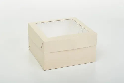 cod: 3007 (25u) CAJA VISOR TORTAS POSTRES SANDWICH REGALO  U - medida: 18x18x6