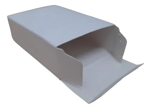 cod: 341 (10u) CAJA 7X3X9.5 REGALO BLANCO CARTON ESTUCHE (10U) COD: 341 - medida: 9x7x3