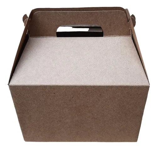cod: 2831 (50u) CAJA PARA SOUVENIRS DE CUMPLEAÑOS    KRAFT - medida: 15x10x8