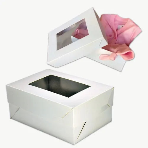 cod: 2405 (50u) CAJA PARA AJUAR DE BEBE - BABY SHOWER  50 VENTANA PVC - medida: 0x0x0