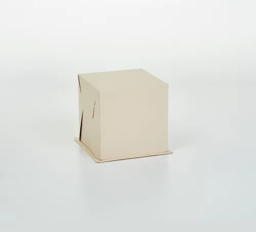 cod: 2763 (50u) CAJA BASE BANDEJA + TAPA 13    . -TORTAS POSTRES PORCIONES INDIVIDUALES BAULETTO - medida: 13x13x9