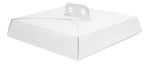 cod: 3974 (1u) CAJA ESTUCHE TARTAS TARTELETAS CONFITERÍA AGING - medida: 28x28x6