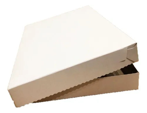 cod: 3400 (100u) CAJA ALFAJORE MASITA FACTURA BLANCO LISO P - medida: 21.5x14.5x5