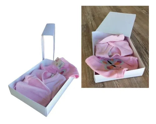 cod: 2408 (25u) CAJA PARA AJUAR DE BEBE BABY SHOWER FOSFORERA - medida: 0x0x0