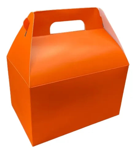 cod: 2247 (10u) CAJA VALIJA GOLOSINAS GALLETITAS SOUVENIRS NARANJA - medida: 0x0x0