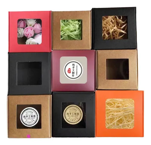 cod: 578 (1u) CAJA REGALO  CARTON  AUT 8.5x8.5x3.5 - medida: 8.5x8.5x3.5
