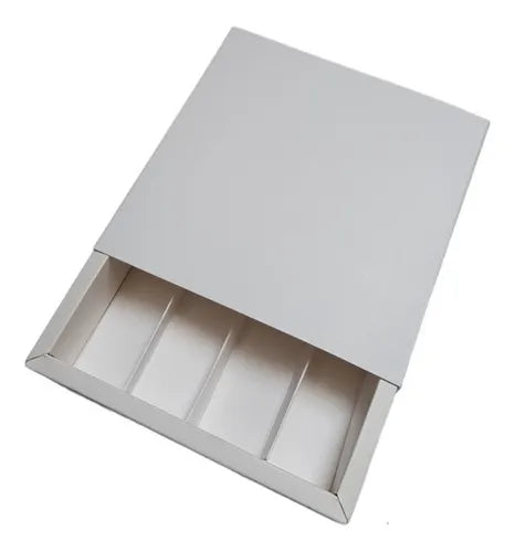 cod: 2715 (10u) CAJA PARA BOMBONES CON DIVISIONES IDEAS DÍA DEL AMIGO - medida: 12x12x9