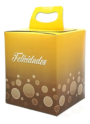 cod: 2964 (10u) CAJAS PAN DULCE 1/2 KILO, ESTUCHE CONFITERÍA IMPRESO - medida: 17x14x14