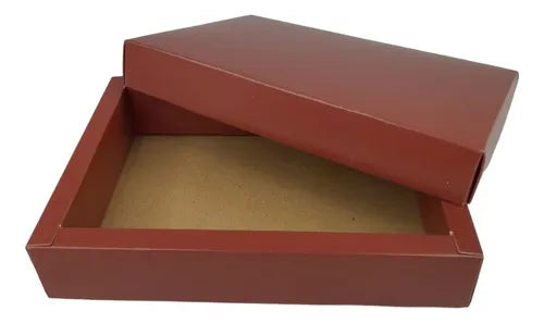 cod: 141 (10u) CAJA 15X10X3 BOMBONES COL CARTON Base y Tapa BORDE (10U) COD: 141 - medida: 15x10x3