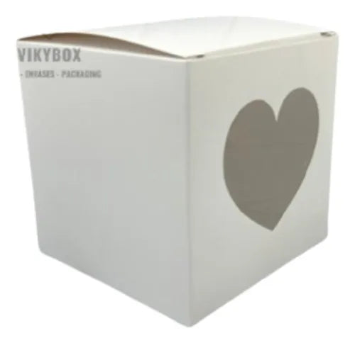 cod: 2579 (10u) CAJA CUBO CON VISOR  - - medida: 10x10x7.5