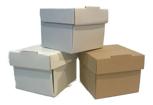 cod: 2596 (100u) CAJAS  EN KRAFT DE 270GR | TAZAS, CUPCAKES - medida: 10x10x10