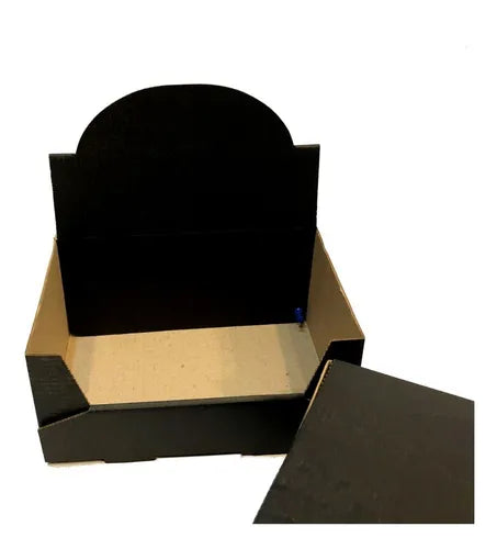 cod: 3366 (100u) CAJAS EXHIBIDORA ALFAJORES GALLETITAS NEGRO/M 14 - medida: 21x14x10