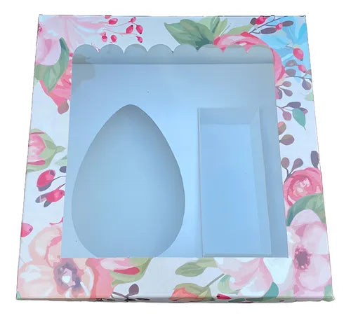 cod: 3079 (10u) CAJAS PARA MEDIO HUEVO RELLENO CON VISOR  NUMERO 15 - medida: 19x19x10