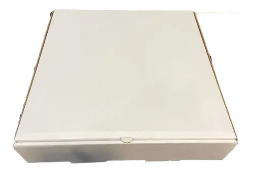 cod: 4003 (50u) CAJAS MICRO BLANCA 28 EMPANADA SANDWICH FACTURA - medida: 28x6.5x6.5