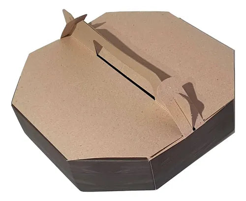 cod: 3709 (20u) CAJAS MANIJA TORTA TARTA MEDIALAS  SUSTENTABLES - medida: 25x25x25