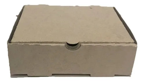 cod: 2382 (100u) CAJA EMPANADAS PIZZA SÁNDWICHES FRITAS CARTÓN GRIS L - medida: 0x0x0