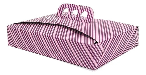 cod: 3821 (10u) CAJAS  1 KILO DE MASAS ESTUCHE CONFITERÍA ESTAMPADO - medida: 26x19x3.5