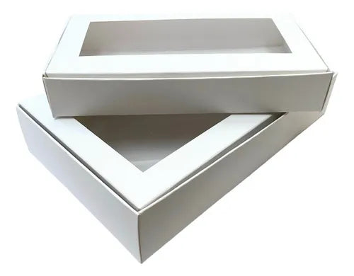 cod: 2265 (10u) CAJAS CHICAS RECTANGULARES VISOR PARA BOMBONES CHOCOLATES - medida: 0x0x0