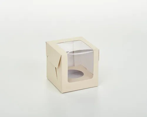 cod: 2539 (25u) CAJA 1 CUPCAKE CON CA VISOR PVC  U - medida: 10x10x5
