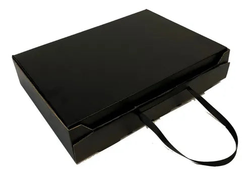 cod: 4416 (50u) CAJA ENVIOS, ROPA, DECO, OFICIO,AGENDAS 22 NEGRO/M - medida: 35x22x6