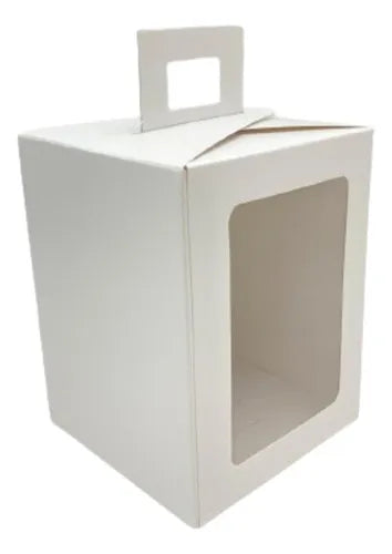 cod: 2977 (25u) CAJA CON VISOR PARA MINI TORTAS - medida: 17x13x13